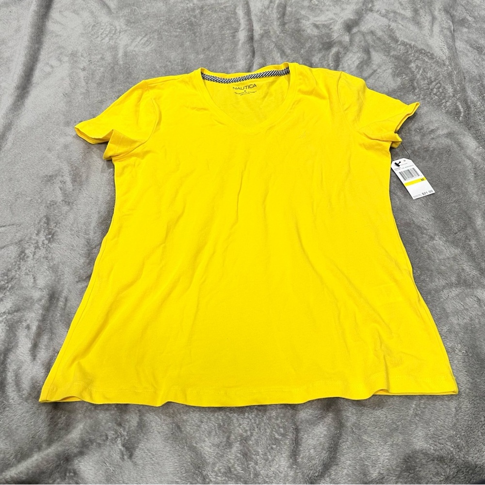3/$15 Bold and Bright Yellow Women's Basic Tee Shirt Top